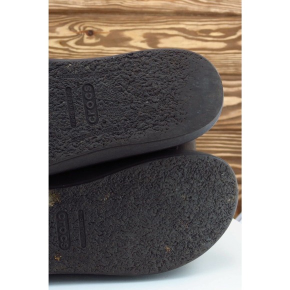Crocs Size 7 M Round Toe Brown Warm Synthetic Boots 14777 - Picture 7 of 7